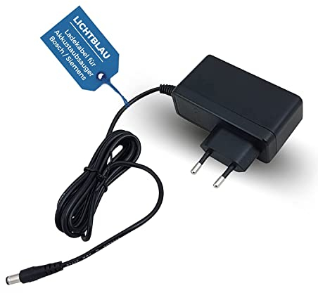 Ladekabel für Bosch Siemens 25.2 Volt Akkustaubsauger 12006117/754170 I Ladegerät passend für BBH6 BCH6 I AC/DC Adapter Ladekabel für Bosch Zoo/Bosch Athlet I Ersatzteile für Siemens Staubsauger