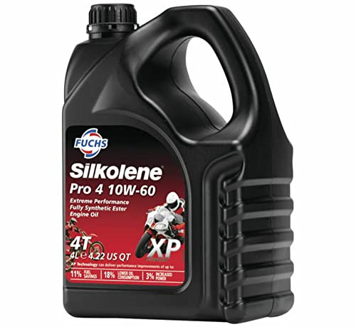 Silkolene - Silkolene - Pro 4 10W-60 XP - Motoröl 4T 100% Synthese XP Technologie - Cubi 4L