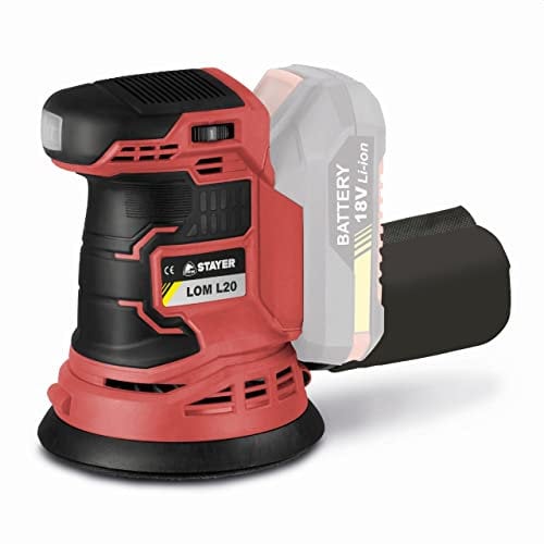 Levigatrice orbitale professionale a batteria 18 V, LOM L2022 SET