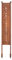 SIDCO Gartenstecker Lieblingsplatz Metall Schild Gartenstab Blumenstecker Garten Deko