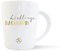mintkind® Kaffeebecher Lieblings Nachbarin | Porzellan Kaffee Becher Tasse Weiß | Geschenk für den besten Nachbarin | Geburtstag, Weihnachten, als Dankeschön & zum Abschied | Geschenkidee