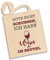 Tassenbrennerei Baumwolltasche mit Spruch Bitte nicht schubsen ich habe Wein im Beutel - Einkaufstasche lustig als Geschenk für Weintrinker (Natur)