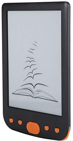 KAKAKE Appareil Ereader, BK-6025L ​​Écran d'encre E-Ink étanche E-Book 8G 6 Pouces pour l'apprentissage(Orange)