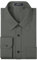 HISDERN Men's Long Sleeve Formal Dress Shirt Business Regular Fit Shirts Casual Non-Iron Shirt for Wedding Work Charcoal Grey XL