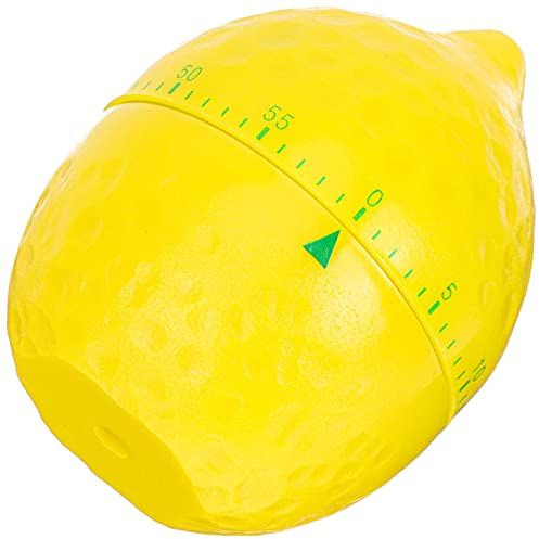 YARNOW Zitronen-Timer Sport-Timer-Uhr Zitronendekor Dampf-Timer Eieruhr Für Die Küche Schultimer Timeout-Timer Klassenzimmer-Timer Mechanischer Küchentimer Elektrisch Kind Manager Plastik