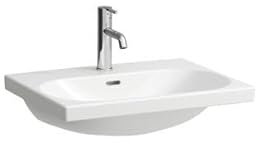 Laufen Lua Waschtisch, ohne Hahnloch, ohne Überlauf, 600x460mm, H810083, Farbe: Weiß mit LCC