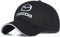 DSFG Männlich und weiblich einstellbares Auto-Logo Baseballmütze Reisemütze Rennmütze (fit Mazda Schwarz)