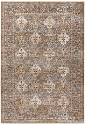 Obsession Teppich My Laos 467 im modernen Ethno - Design mit Fransen Designteppich beige (40 x 60 cm)
