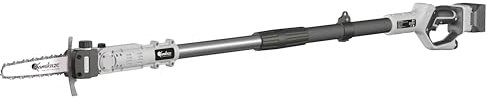 KAMIKAZE Sierra Extensible Eléctrica Inalámbrica Profesional - Corte Ø 160 mm, Motor Sin Escobillas, Potencia 1200 W, Telescópica hasta 2.5m, Pantalla, 2 Baterías de Litio, Arnés, 3 Años de Garantía,