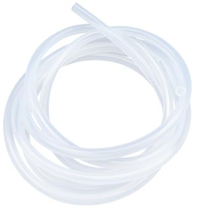 LAVMHAB Silikonschlauch 5mm ID x 9mm OD 5 Meter Länge, Lebensmitteltaugliche Schläuche Flexibler Schlauch Klar Wasser Luft Rohre für die Pumpe übertragen