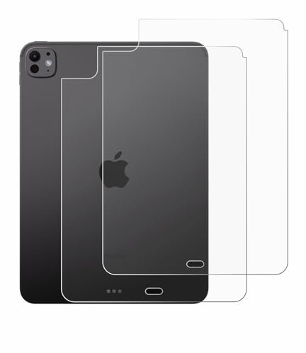 BROTECT (2 Stück Schutzfolie für Apple iPad Pro 11 2024/2025 (Rückseite) Displayschutz Folie Made in Germany, Ultra-Klar