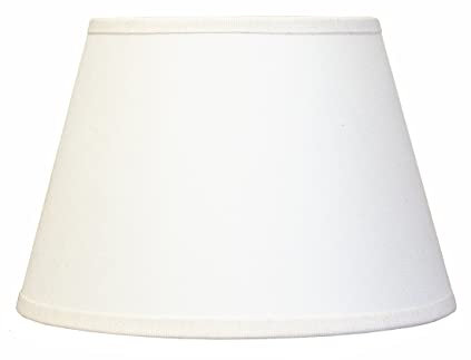 paralume abat jour paraluce copriluce di ricambio per lampada da tavolo tondo cono nuovo in cotone bianco avorio diametro 45 cm con attacco grande E27 cucito a mano made in italy