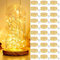 【30 Stück】 Mini Lichterkette mit Batterie, 2M 20 LED Micro LED Lichterketten Batteriebetrieben, Lichterkette Innen, 3 Modi DIY Lichterkette Klein Wasserdicht für Party Weihnachtsdeko (Warmweiß)