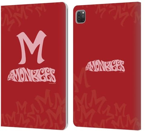 Head Case Designs Offizielle The Monkees Logotyp Grafiken Leder Brieftaschen Handyhülle Hülle Huelle kompatibel mit Apple iPad Pro 11 2020/2021 / 2022