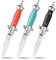 3 Stück Klein Klappmesser: Mini Messer, Mini Scharf Klappmesser, Taschenmesser für den Schlüsselanhänger, EDC Messe, Messer Taschenmesser, Taschenmesser mit Klappmesser für Outdoor, Camping,Survival