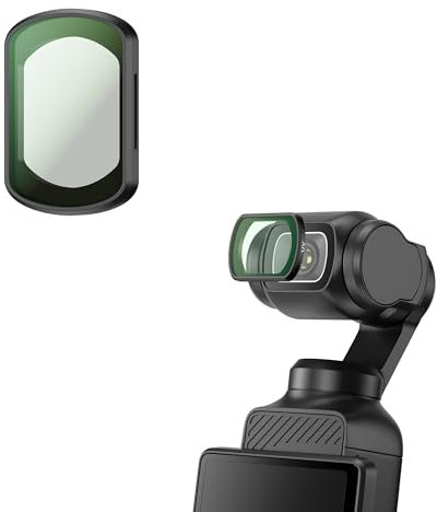 JJC Magnetischer UV Filter für DJI Osmo Pocket 3, Mehrfach Beschichteter Ultraviolett Schutzlinsenfilter mit Filter Schutzetui, Zubehör für Osmo Pocket 3 Aktion Kamera
