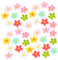 ERINGOGO Blume Nagel Charms Mini Harz Daisy Charms Nail Art Dekorationen 50 Stücke Harz Blume Ohrringe Für