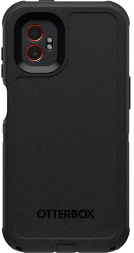 OtterBox Defender Hülle für Samsung Galaxy Xcover 7 Pro, stoßfest, sturzsicher, Ultra-robust, schützende Hülle, 7X getestet nach Militärstandard, Schwarz, Keine Einzelhandelsverpackung
