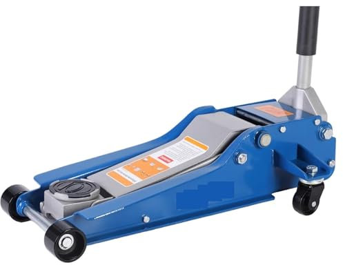 Hydraulic Jack, Double Pump Ultra Low Level 5-Ton Fast Lifting Horizontal Jack