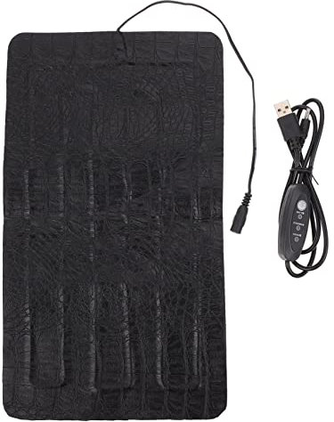 Abaodam Almohadilla Térmica para Reptiles De Mascotas Pequeñas Alfombrilla Eléctrica Calefacción para Uso Interiores o Exteriores como Suministros De Calor para Mascotas Que Gatean