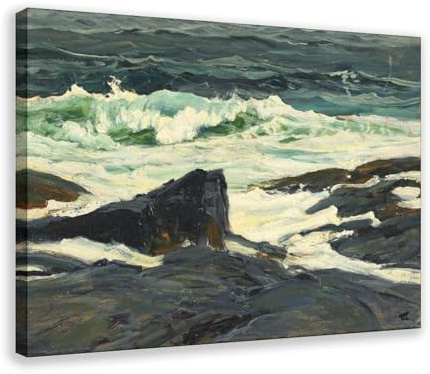 Frederick Judd Waugh, Meereslandschaft, Poster und Drucke, ästhetische Raumdekoration, 60 x 90 cm