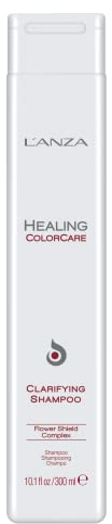 L'ANZA Heilung ColorCare Klärendes Shampoo (300 ml), Erfrischt, Repariert und Verlängert die Haltbarkeit der Farbe, mit Sulfatfreier, Parabenfreier und Glutenfreier Formel, Shampoo Coloriertes Haar