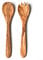 traditionnel en bois d'olivier Couverts à salade – Longueur 30 cm