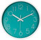 Topkey Wanduhr 12 Silent Non Ticking Dekorative Moderne Wanduhr für Wohnzimmer, Schlafzimmer und Küche - Grün
