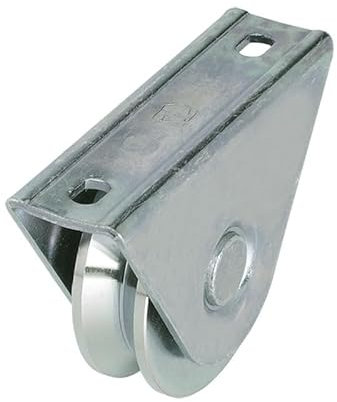 Metalideal | Galet Support Extérieur Gorge V - 80 mm