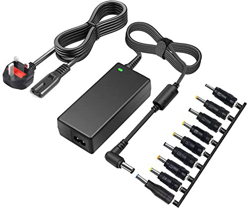 TKDY 19V 3.42A 65W AC Computer Charger Power Cord with 10 Optional Connectors Compatible with HP Dell Toshiba IBM Lenovo Acer ASUS Samsung Sony Fujitsu Gateway Notebook Ultrabook Chromebook