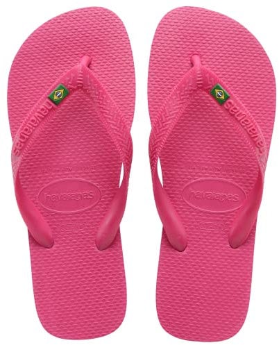 Havaianas Unisex Flip Flops, Pink Electric, 9/10 UK
