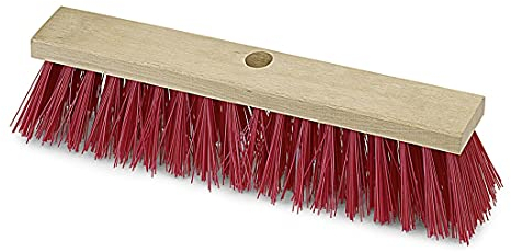 Agrarflora Straßenbesen Elaston 50cm - Gartenbesen aus Buchenholz - Industriebesen mit Elastonborsten - Allzweckbesen mit kräftigen Borsten - Elastonbesen für groben Schmutz und Schnee