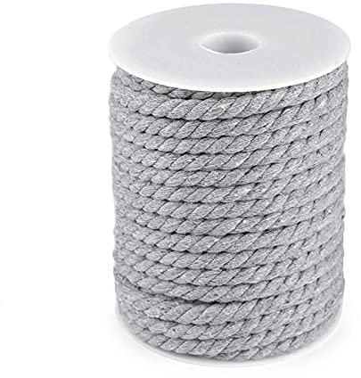 19m Baumwollseil 8mm gedreht Baumwollschnur Baumwollkordel Tauwerk Universalschnur