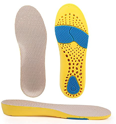 Solette Plantari Supporto per Arco Morbido PU Traspirante Inserto Sportivo Plantare Piedi Piatti Speroni Calcaneari Sollievo Dal Dolore Cuscino per Assorbimento Degli Urti 39-40