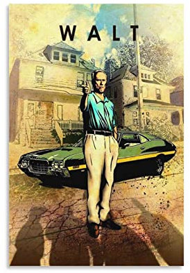 ASDSA Auto-Poster Vintage Poster Gran Torino Poster Dekorative Malerei Leinwand Wandkunst Wohnzimmer Poster Schlafzimmer Gemälde 40 x 60 cm