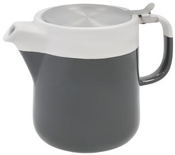 La Cafetière Barcelona Cool Grey Ceramic 1.2 litres (4 Cup) Teapot