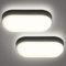 Lospitch 15W LED Außenleuchte Wandleuchte Außenwandleuchte 4000K Neutralweiß IP54 wasserdicht für Garten Terrasse Garage Flur Keller(2 Stücke