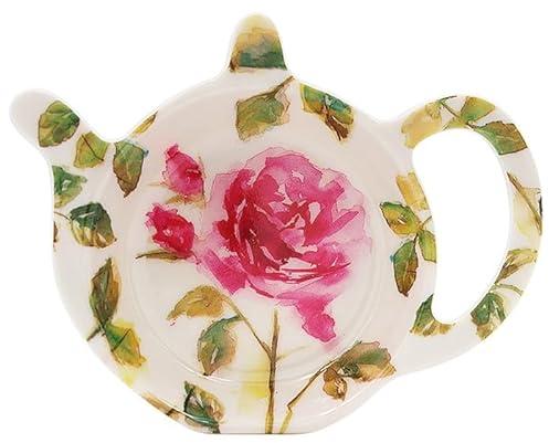 Leonardo Collection Rose Garden Melamine Teabag Holder Tea Bag
