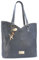 Catwalk Collection Handbags - Große Schultertasche für Damen - Tulpenförmig Tote Bag - Antikleder Leder - für Notizbuch A4 - ABIGAIL - Grün