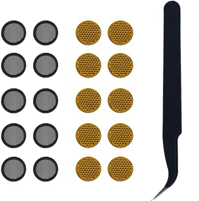 TENNMAK Staubdichter Netz-Ersatz für JBL Vibe Beam & JBL Vibe 200TWS & JBL Wave Beam Kopfhörer, Staubfilter, 10 Paar