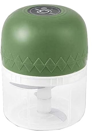 Deewar Tritatutto per Alimenti - Tritatutto Elettrico Multifunzionale Leggero, Tritatutto per Aglio Senza Fili, Tritacarne con Lama in Acciaio Inossidabile, Tritacarne Portatile per Noci, Cipolla,