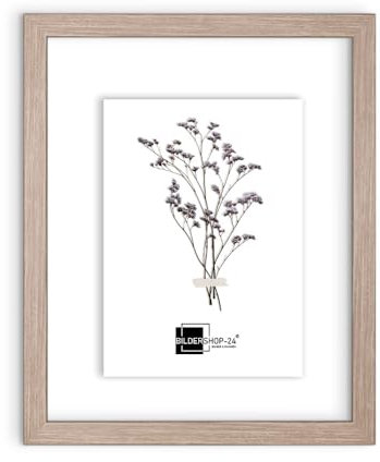 Bildershop-24 Doppelglas - Doppelverglasung Rahmen Doppelglasrahmen Bilderrahmen Monza Sonoma Eiche (Dekor) mit Acrylglas 40x60 cm wählbare Größen