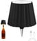 JSSFSS LED Wine Bottle Lamp 1800mAh USB Rechargeable Table Light 3 Colors Dimmable Wine Bottle Light Touch Control Cordless Decorative Wine Bottle Night Light for Bar Restaurant Bedroom-Black