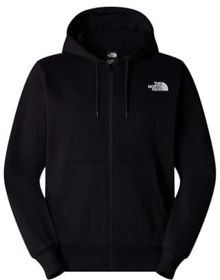 THE NORTH FACE NF0A89FDJK3 M Simple Dome Full Zip Hoodie Maglia Lunga Uomo TNF Black Taglia L