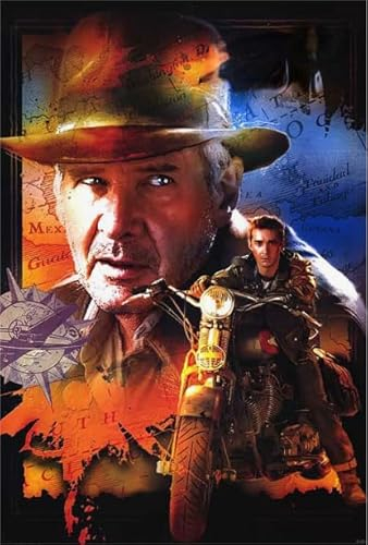 RUIYANMQ Jigsaw Puzzle 1000 Piece The Bad The Ugly Retro Film Posters for Adults Educational Toys Puzzles Qz336Yk