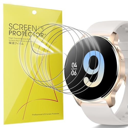 Lamshaw 6 Piezas Protector de Pantalla para Iaret Reloj Inteligente 1,32,Resistente a los Arañazos,Sin Burbujas, HD Transparente,Protector de pantalla TPU Flexible de Cobertura Total (tpu-6-piezas)