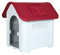 WELL HOME - Caseta para mascotas 96x78x92cm Tejado Rojo