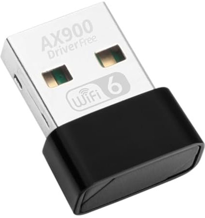 Adattatore WiFi USB 3.0, AX900 Chiavetta WiFi 6 Dual Band 5 GHz/2,4 GHz, Compatibile con Windows XP/7/8/10/11, Design Compatto e Funzionalità Plug & Play per PC e Laptop