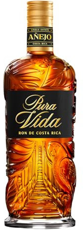 PURA VIDA - Añejo - Rhum Brun - 37,5% Alcool - Origine : Costa Rica - Bouteille 70 cl