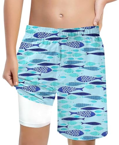Luadnysin Maillot De Bain Garcon 16 Ans Short Fluo Enfant Maillots Garçon Bébé Anti UV Flottant 2 Bebe Combinaison Natation 12 14 Piscine T Shirt Homme Ado 4 3 Les Garçons L'été